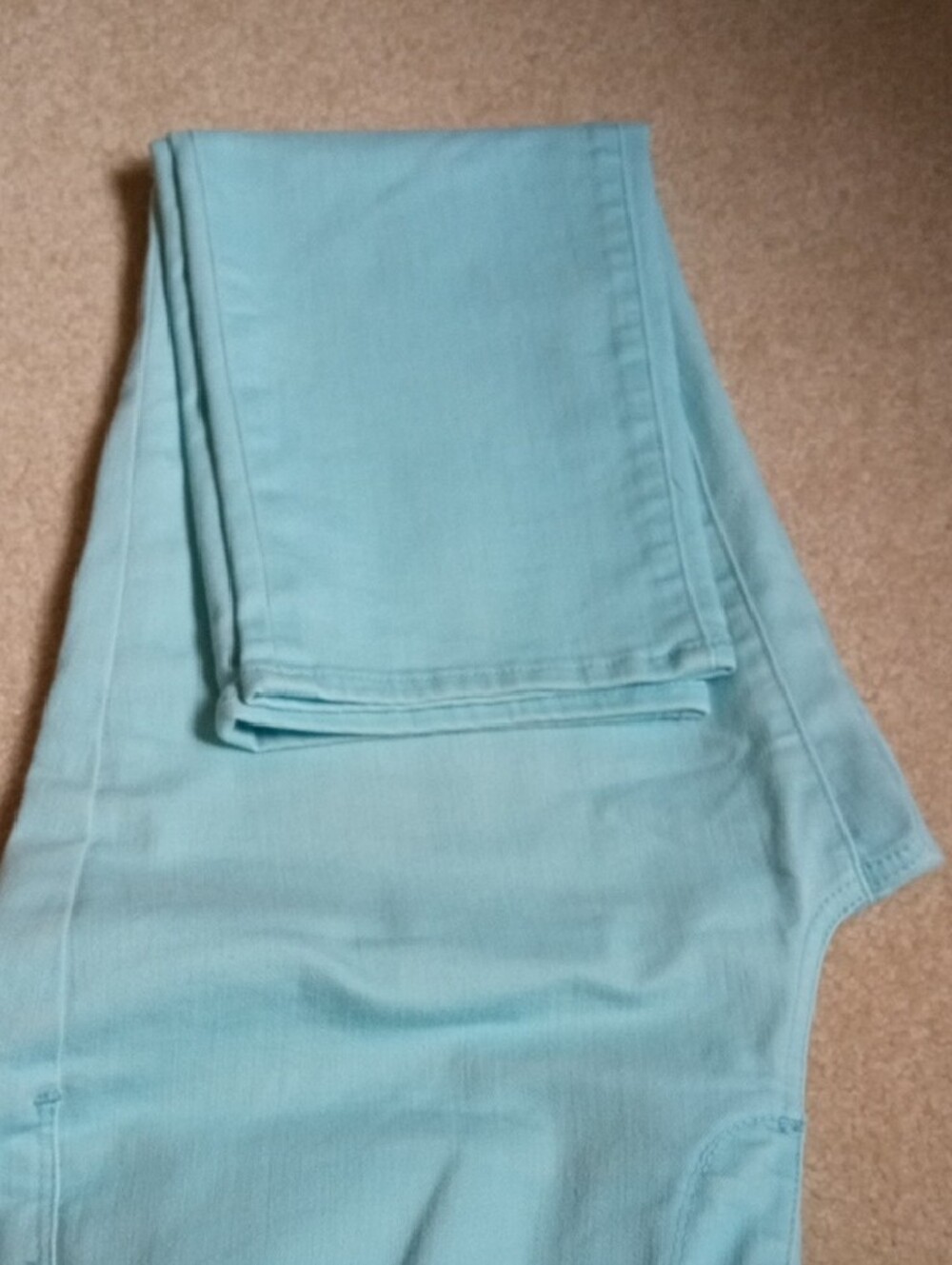 Talbots Light Aqua Crop Skinny Jeans Size 8 - Picture 4 of 7